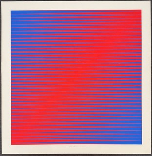 Getulio Alviani Design IIIa color serigraph 1971 autographed