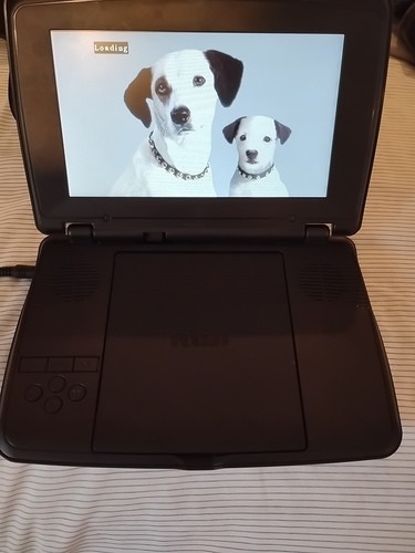 RCA DRC96090 Portable Digital Video DVD Player 9" LCD Tested Working With Case