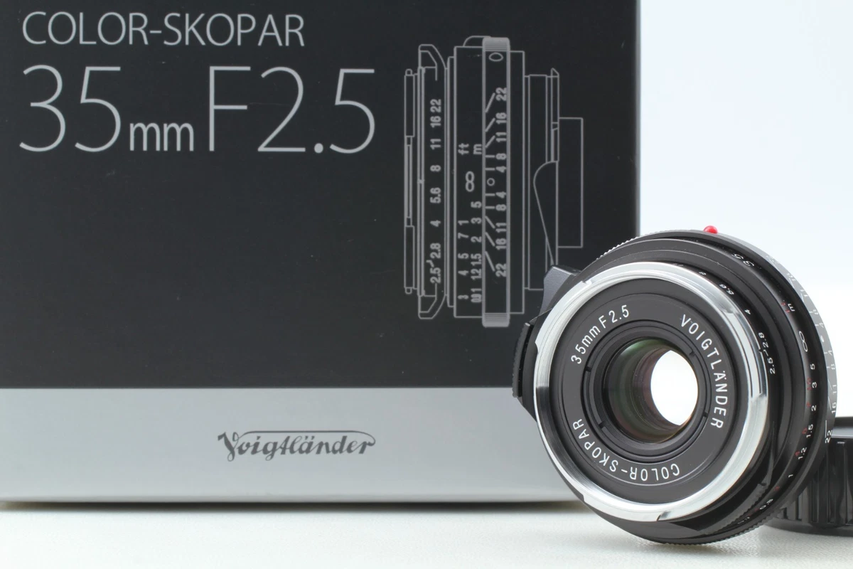 Voigtländer Camera Lenses 35mm Focal f/2.5 Maximum Aperture for