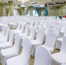 White Wedding Chair Covers Stretch Slipcovers