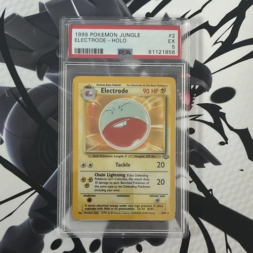 Pokémon TCG Electrode 2/64 Jungle Holo Rare Unlimited 1999 PSA 5 English 90HP