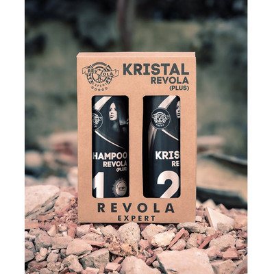 Kristal Revola Haar & Bart Glättungsset Haarpflege 1000ml