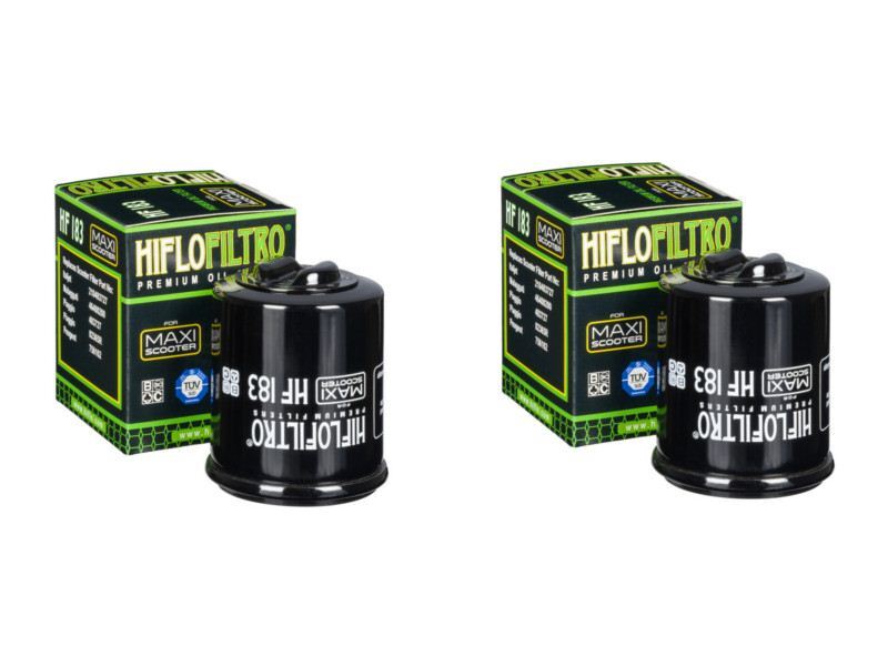 2 x Hiflo Filtro HF183 Premium Oil Filter fit Piaggio 150 Vespa LX