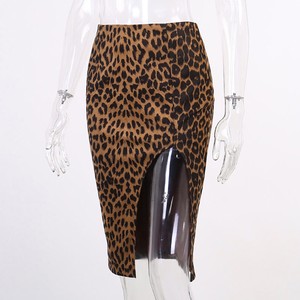 leopard print midi skirt bodycon