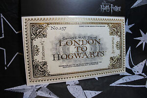 Harry Potter Hogwarts Express Ticket Official Warner Bros Tour Platform 9 3 4 Ebay