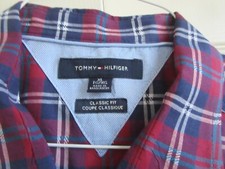 Tommy Hilfinger Men's Long Sleeve Shirt XL TG/XG Classic Fit 100 Cotton