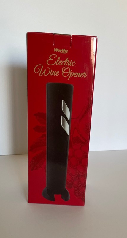 Worthy Electric Wine Opener Cork Screw 140-EWO Brand New 