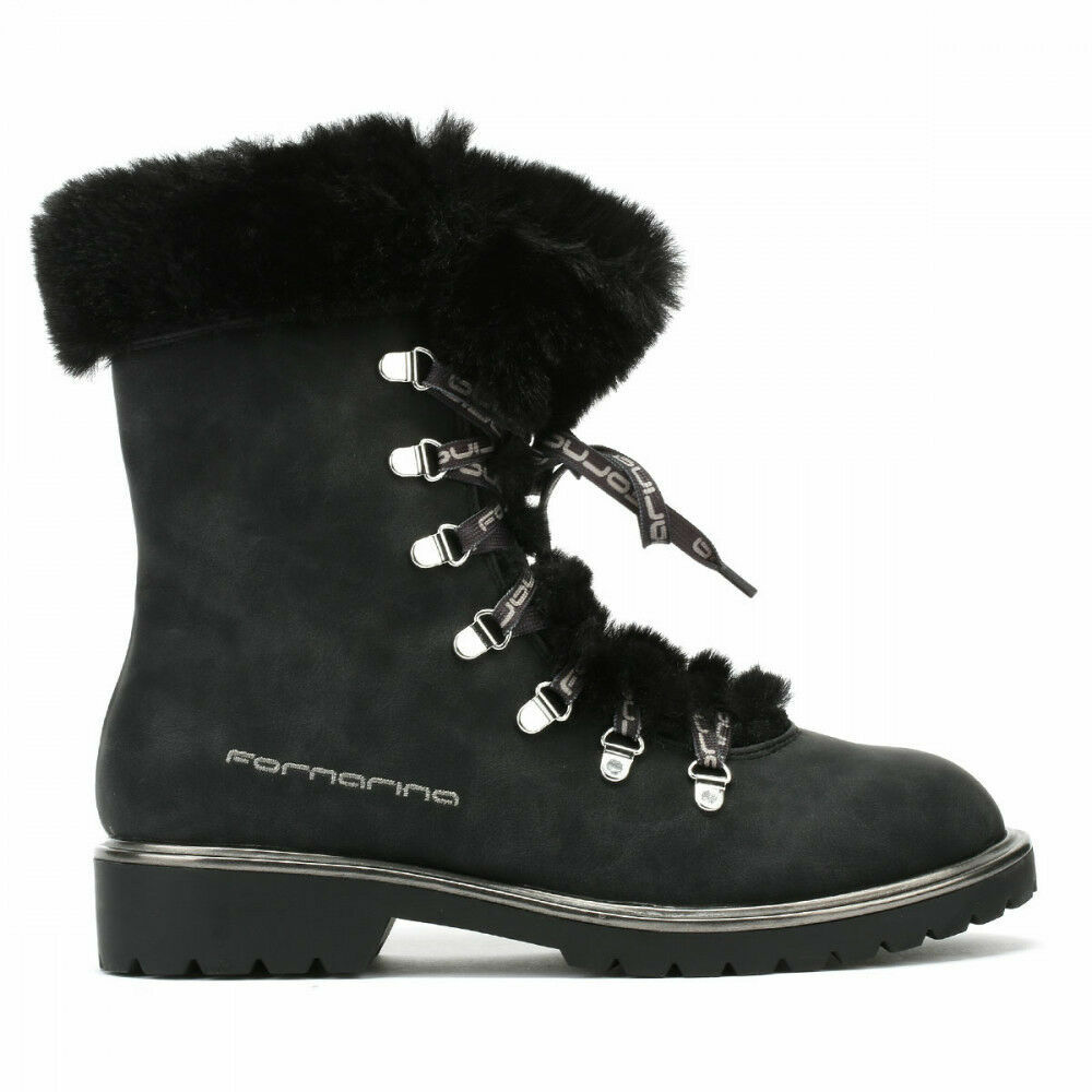 Fornarina Mik Piel botas para mujer (2 variaciones de Color Negro o gris) Fornarina Mik Piel botas para mujer (2 variaciones de Color Negro o gris)