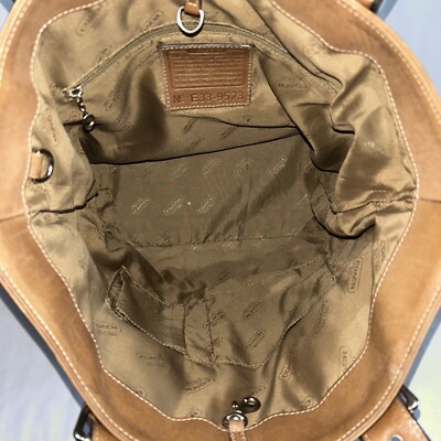 Vintage Coach Tote Leather Handbag E 33-9573 15x12x5 (K7) | eBay