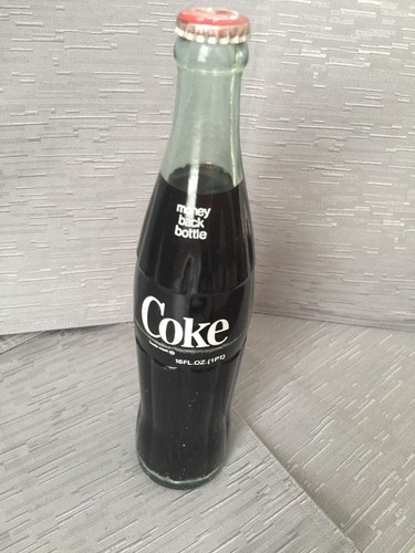 Vintage Coca Cola Coke Glass Bottle 16 Oz 1pt Full Sealed Unopened Red Top Origi Ebay