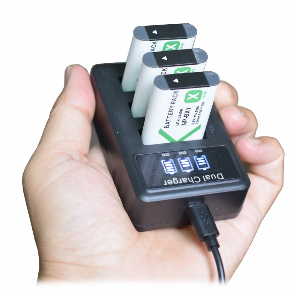 00 Iii 2 Akku USB-Ladegerät Für Sony Cyber-shot DSC-RX100 III, IV, V, VI, VII NP-BX1 Sony Rx1 - Foto 9