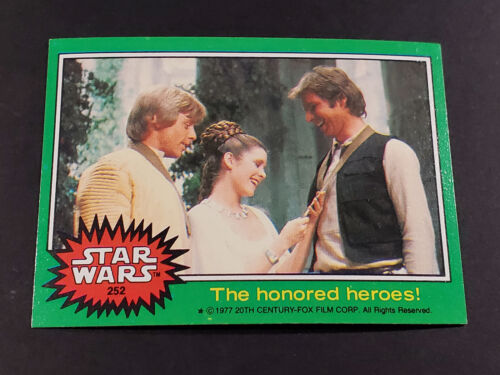 1977 TOPPS STAR WARS CARD #252 GREEN SERIES HIGH GRADE NRMT NR MINT - Picture 1 of 3