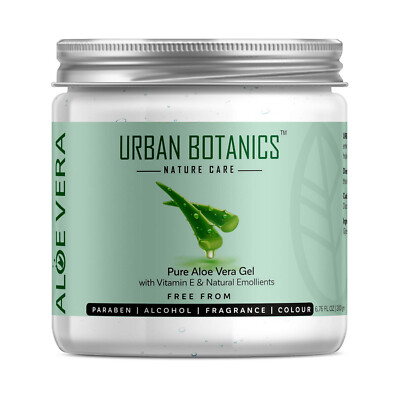 UrbanBotanics  Pure Aloe Vera Skin/Hair Gel With Vit E & Natural Emollients-200G