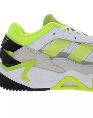 Adidas NiteBall 2 Basketball Shoes Athletic Shoes Size 12 Adidas Niteball Ii Mens Shoes Size 12 White Neon Green Black  main image 2