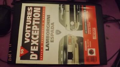 T.0 Revue Voitures D'Exception N°50 poster 4 pages Lamborghini Espada / Panhard