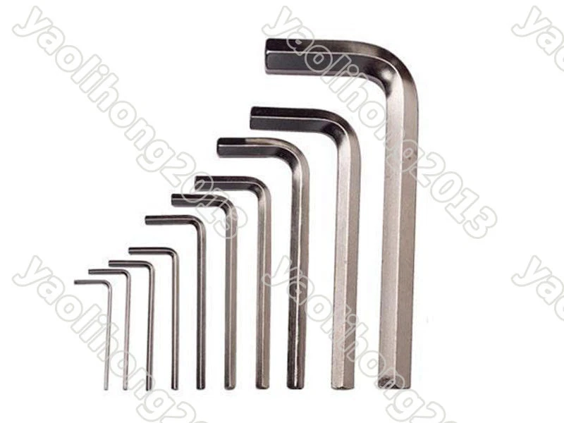 1.5mm/2.0mm/2.5mm/3.0mm/4.0mm/5.0mm L Wrench Hex Allen Wrench Hexagon Key Tool - Image 3 of 3