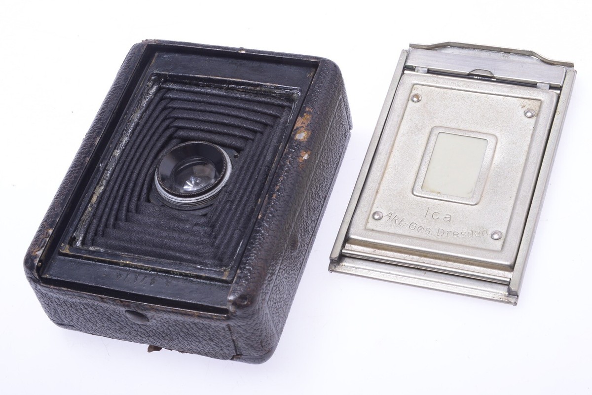 PROTOTYPE APPAREIL PHOTO en Bois 6x9cm Objectif Laiton Unicum Pat. Jan 6'91 EUR 340,00 - FR