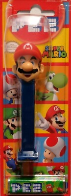 PEZ Spender Mario Nintendo Super Mario Brother Bros Edition mit Candy Stange