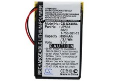 Cameron Sino 3.7V 850mAh Li-Poly Replacement Battery For Clie PEG-UX40, Sony PDA