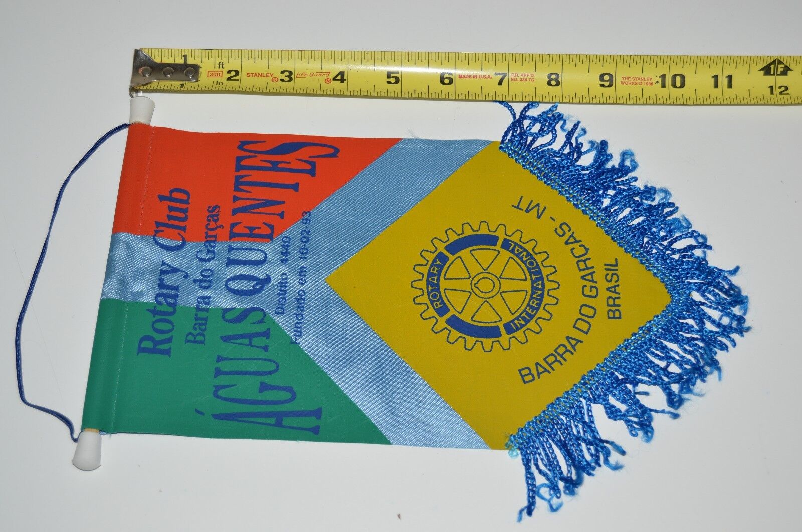 Barra Do Garcas MT Brazil Aguas Quentes Rotary International Club Banner  Flag