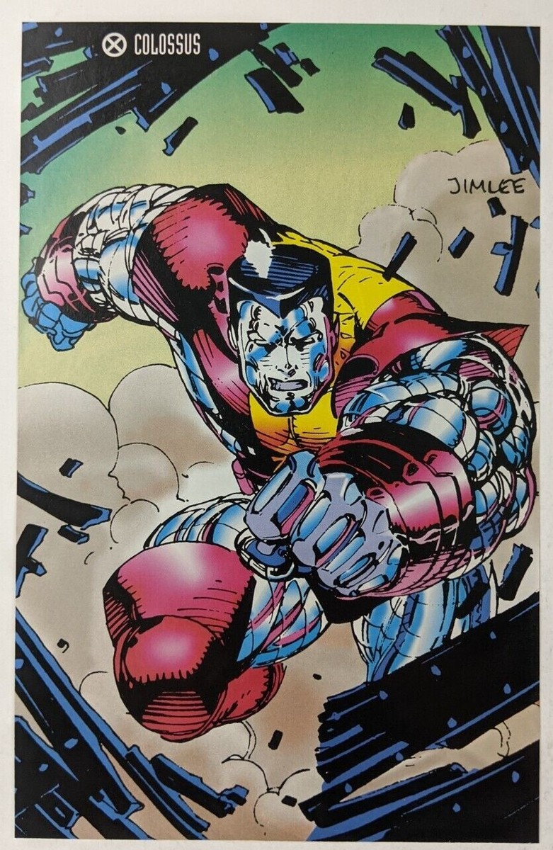 Omega Red Colossus X-Men Trading Cards Comic Poster Art Pin-Up