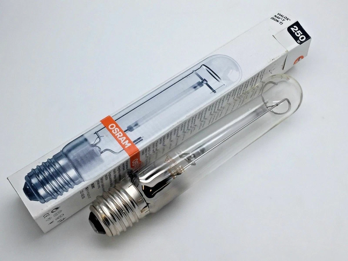 OSRAM Vialox Lamp 250W NAV T SON T HPS E40 Tubular Screw Cap Clear