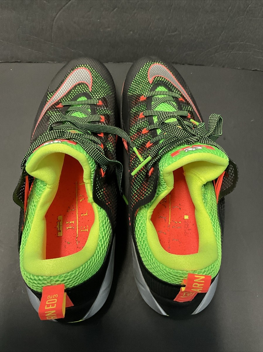 Nike Zoom Lebron XII Low Sz 14 Remix Green Pink #724557-003 | eBay