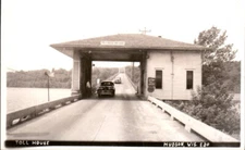 Vintage RPPC Toll House Hudson Wisconsin Real Photo Postcard 1940s