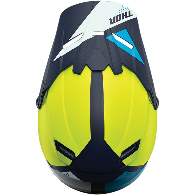 Thor 2020 Youth Sector Helmet Replacement Visor Kit Blade Navy/acid for