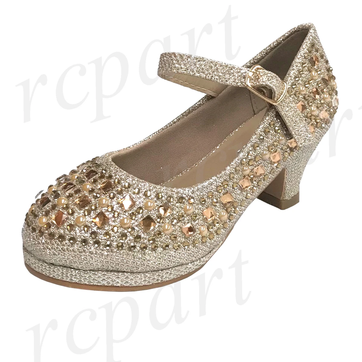 Girls champagne deals shoes