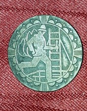 FIREFIGHTERS, RARE VINTAGE ORIGINAL PIN BADGE