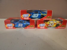 Vintage BAYER RACING Lot of 3 Die Cast Cars~Aleve/Alka-Seltzer/Bayer~CVS Promo