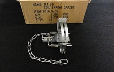1 Bridger 1.65 off set coil spring trap trapping fox coyote raccoon survival