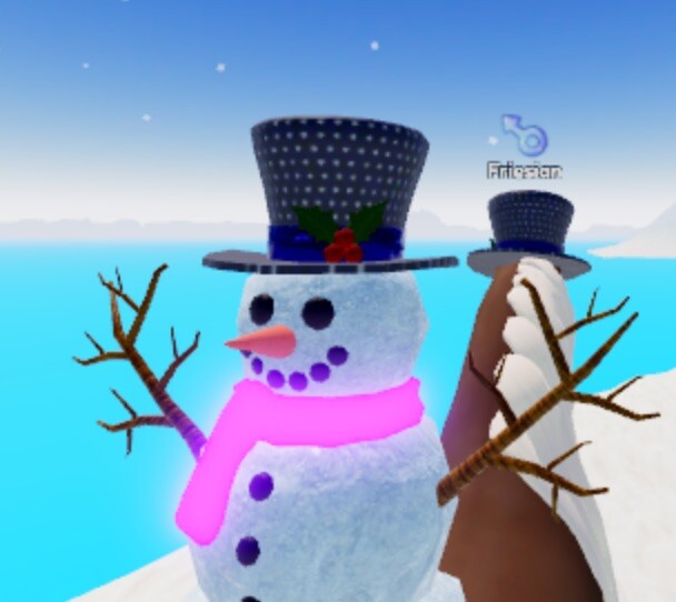 Grey Hearts Set 🩶💜 (Neon Purple Snowman Scarf) Wild Horse Islands Roblox