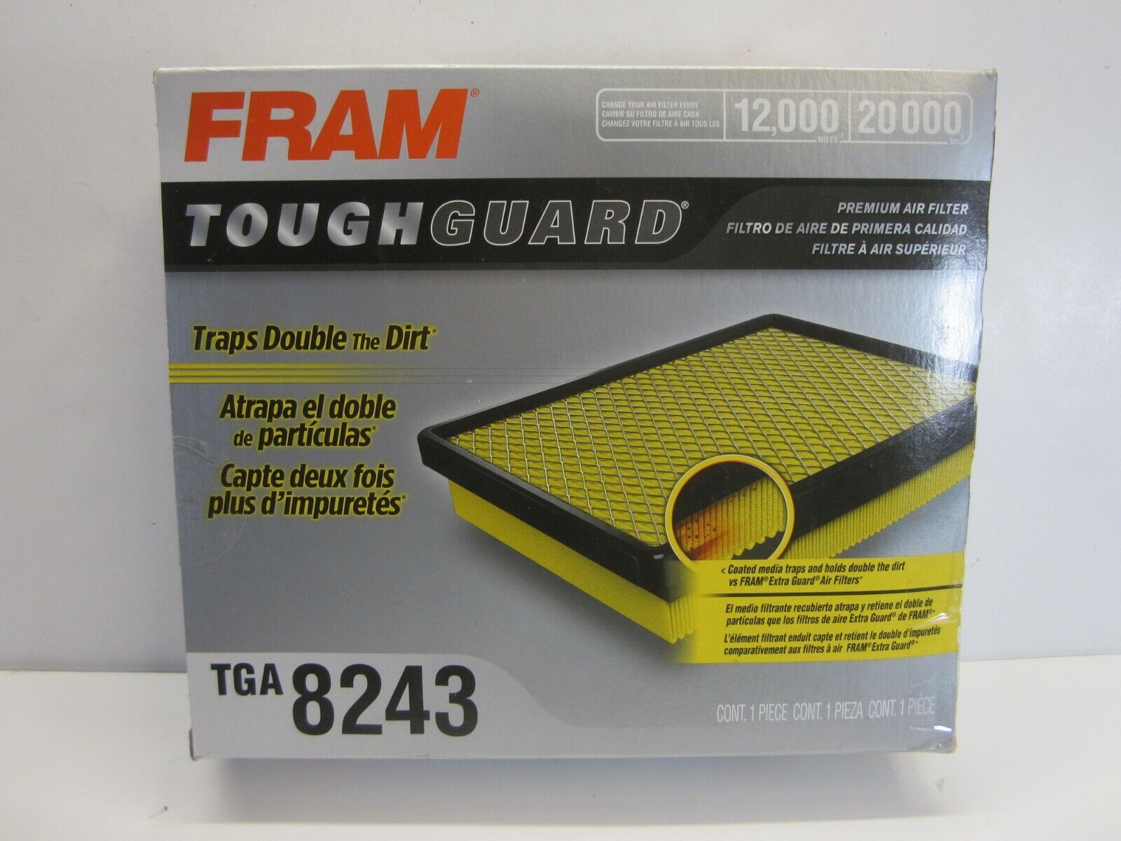 Fram Tough Guard TGA 8243 Air Filter (Brand New)
