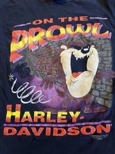 Vintage M Harley-Davidson Taz On The Prowl T Shirt Size Large fits like Medium