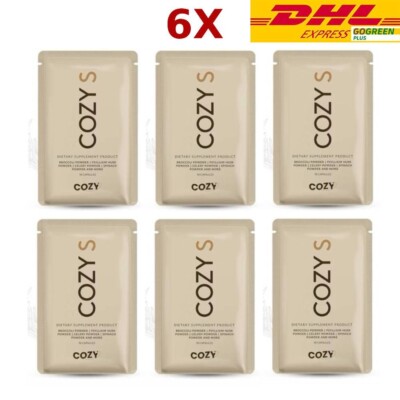 COZY S Dietary Supplement Control Fat Weight Manage Burn Block Break 10 Caps X6