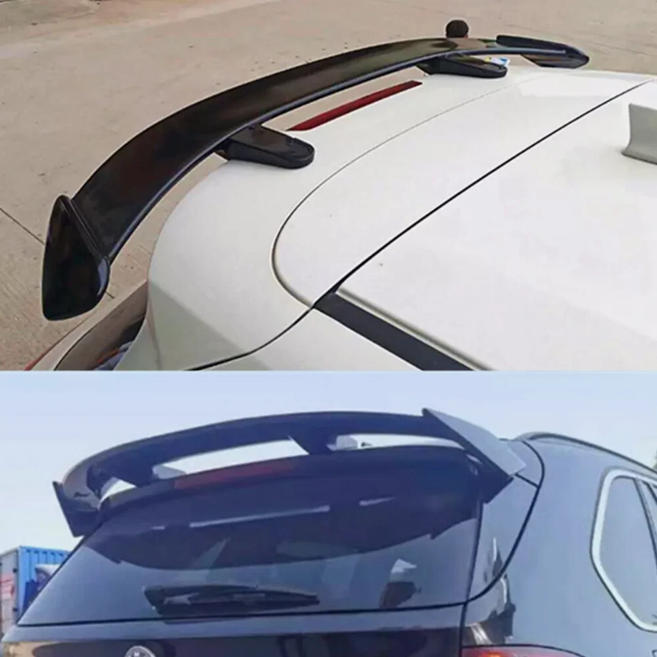 Alerón de techo trasero negro mate 52" labio de ala de ventana para Kia Rio Hatchback 2016-2024 Foto 4 de 4