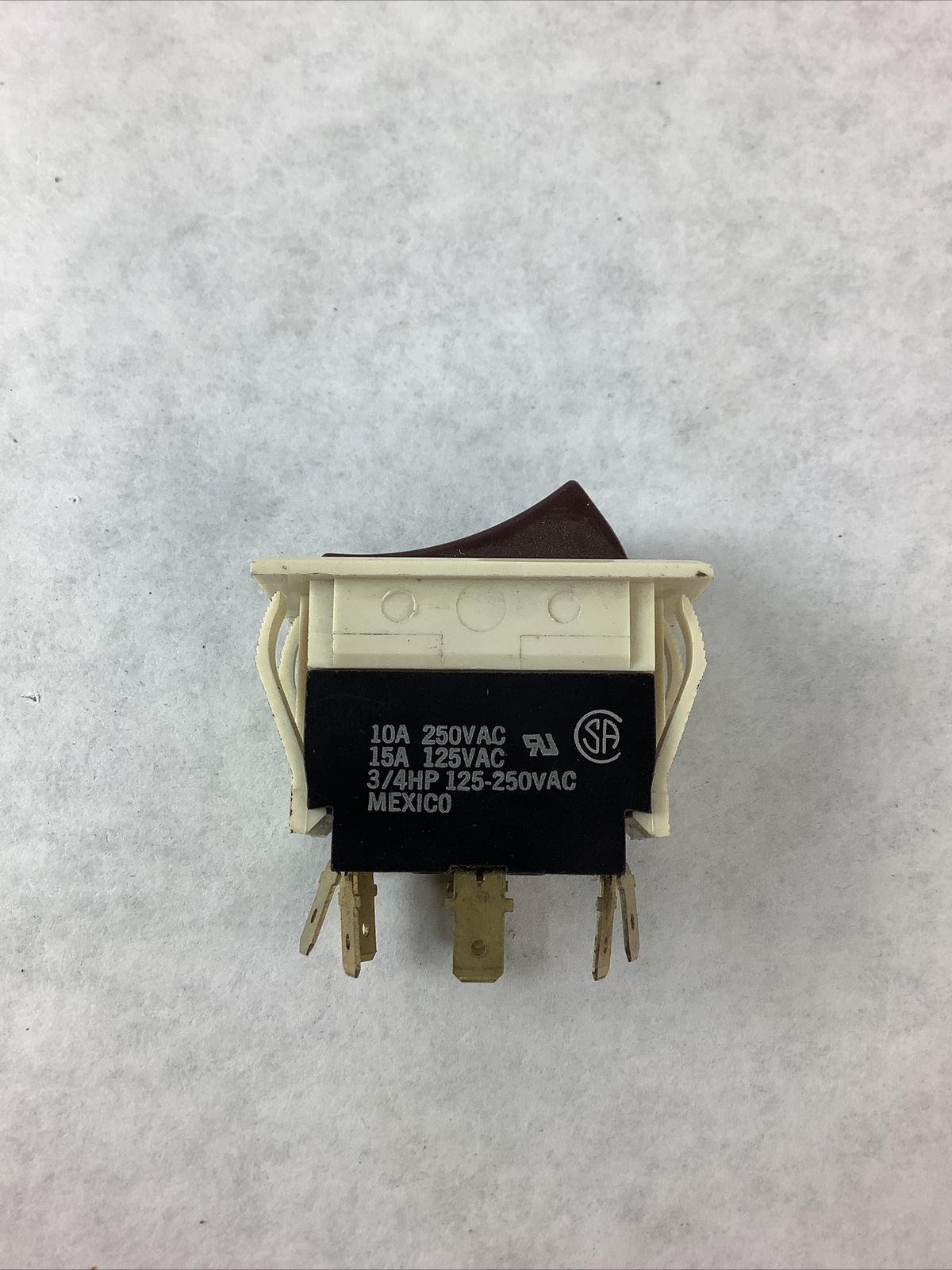 4340791 Carling Switch 10A,15A 125VAC,250VAC 3/4 HP | eBay