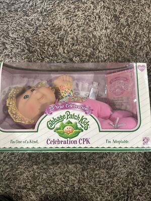 2008 Cabbage Patch Kids Doll 25 Year Celebration CPK Kiara Kinsey