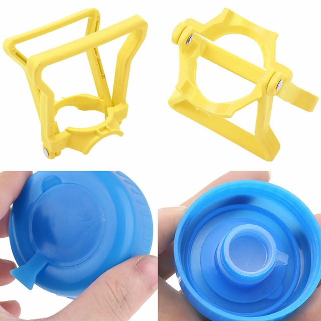 5Pcs Plastic Water Bottle Seal Cap Lids 55mm Anti Splash+Drinking