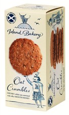 Island Bakery Organic Oat Crumbles Biscuits 125g | Chunky Oat & Honey Cookies