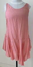Vtg Brandywine Silk Slip Dress Camisole Nightie Salmon Pink sz M GUC