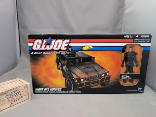 New G.I. Joe Direct to Consumer Night Ops Humvee w/ Rollbar Figure 2005 DTC