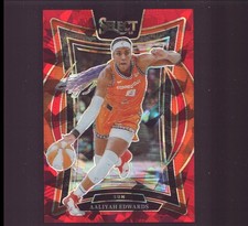 2025 Panini Select WNBA - Concourse Aaliyah Edwards #32 Red Ice Prizm /299