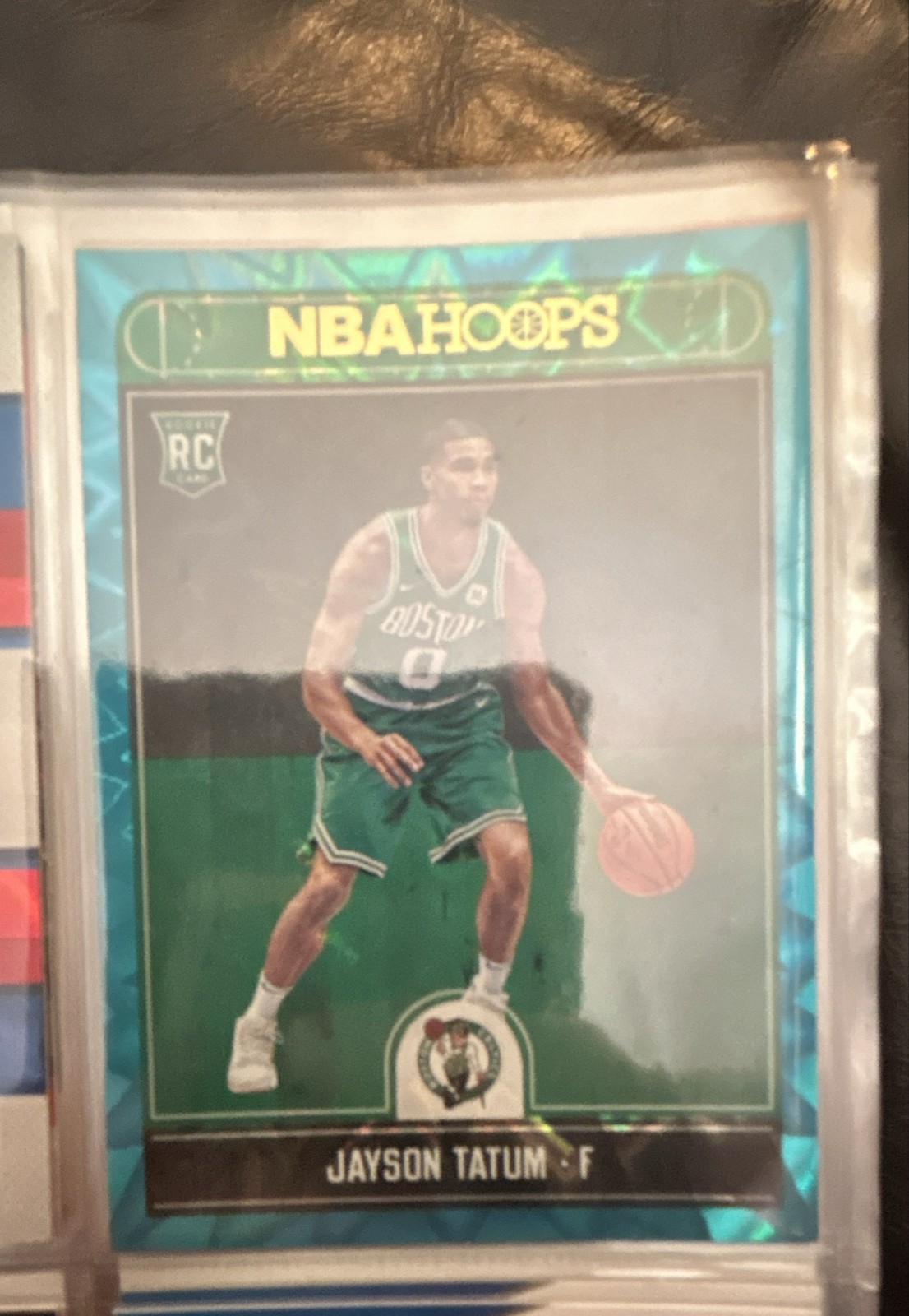 2017-18 Panini NBA Hoops - Jayson Tatum #253 Teal Explosion (RC)
