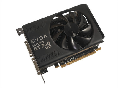 EVGA Grafikkarte GPU GeForce GT 740 SC 2GB GDDR5 PCIe DVI 02G-P4-3747-KR