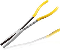 Flachzange Mit Langer Reichweite, 27,9 Cm, Entenschnabelzange Mit Gezackten Back