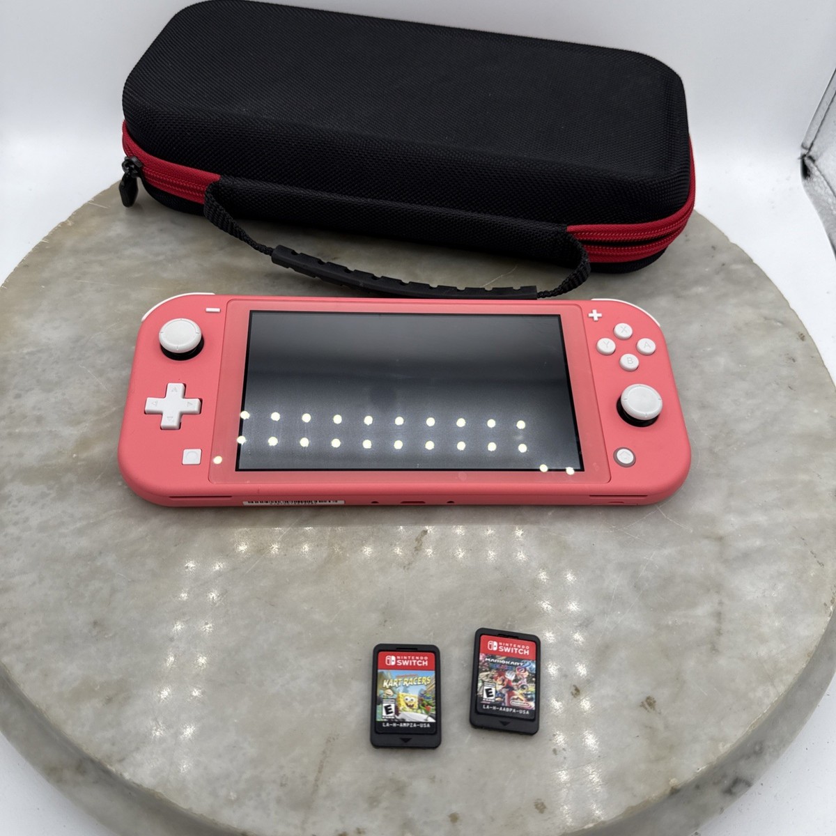 Console Switch Lite Nintendo Switch Lite In Coral With Rocket