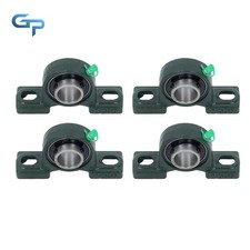 4pcs UCP205-16 Pillow Block Bearing Self-Aligning 1" Bore Solid Base 2-Bolt